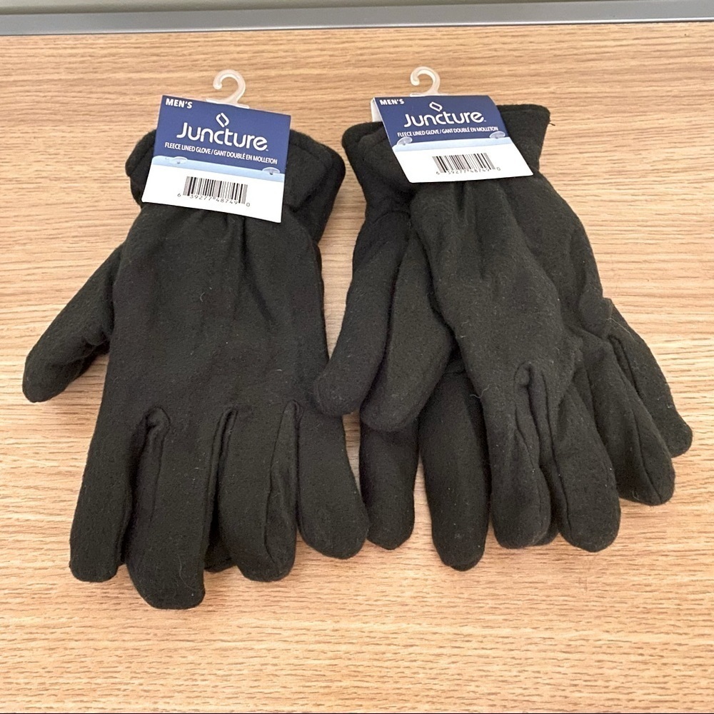 2 Pairs Juncture Fleece Lined Men’s Gloves